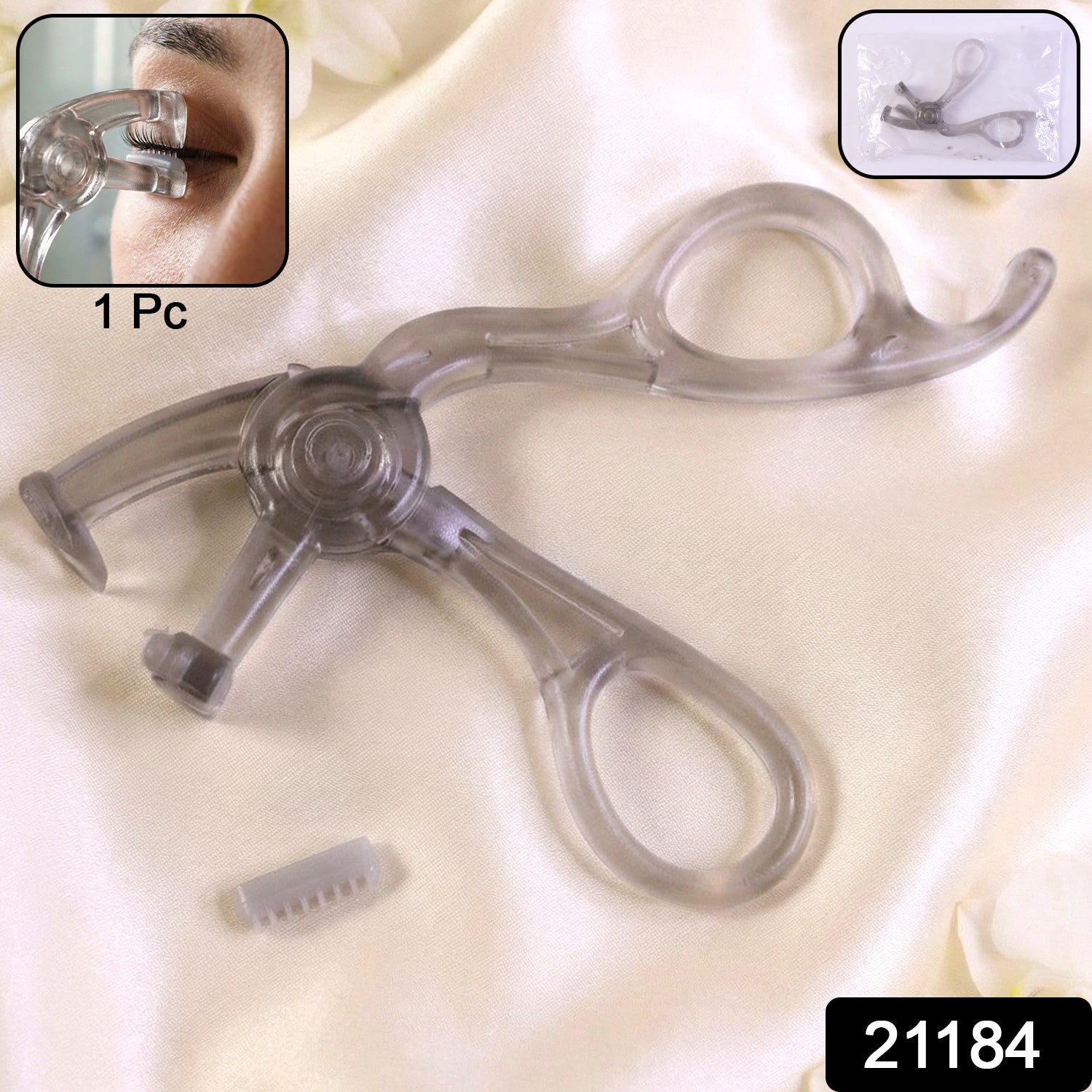 Transparent Eyelash Curler Tool (1 Pc)