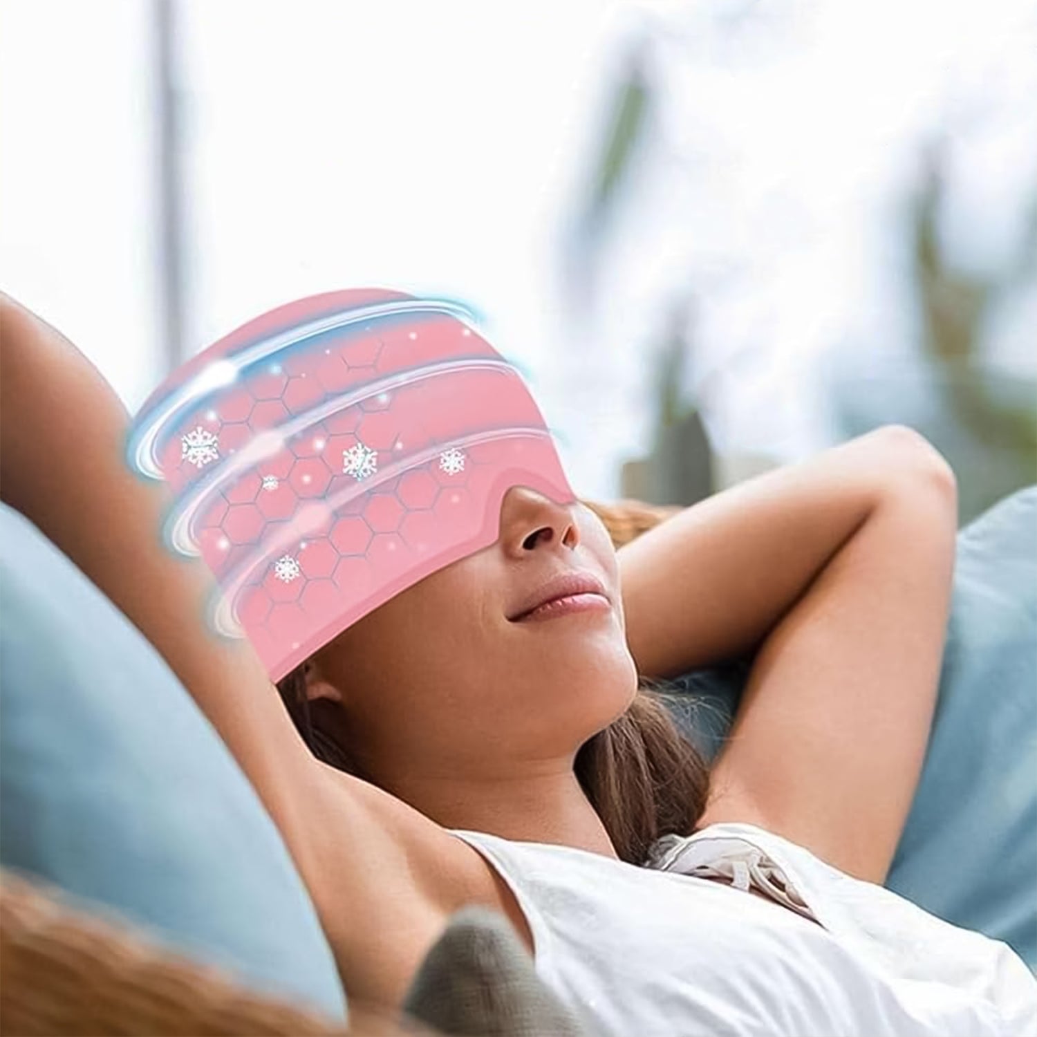 Headache Relief Hat Migraine Cap (1 Pc  Black Color)