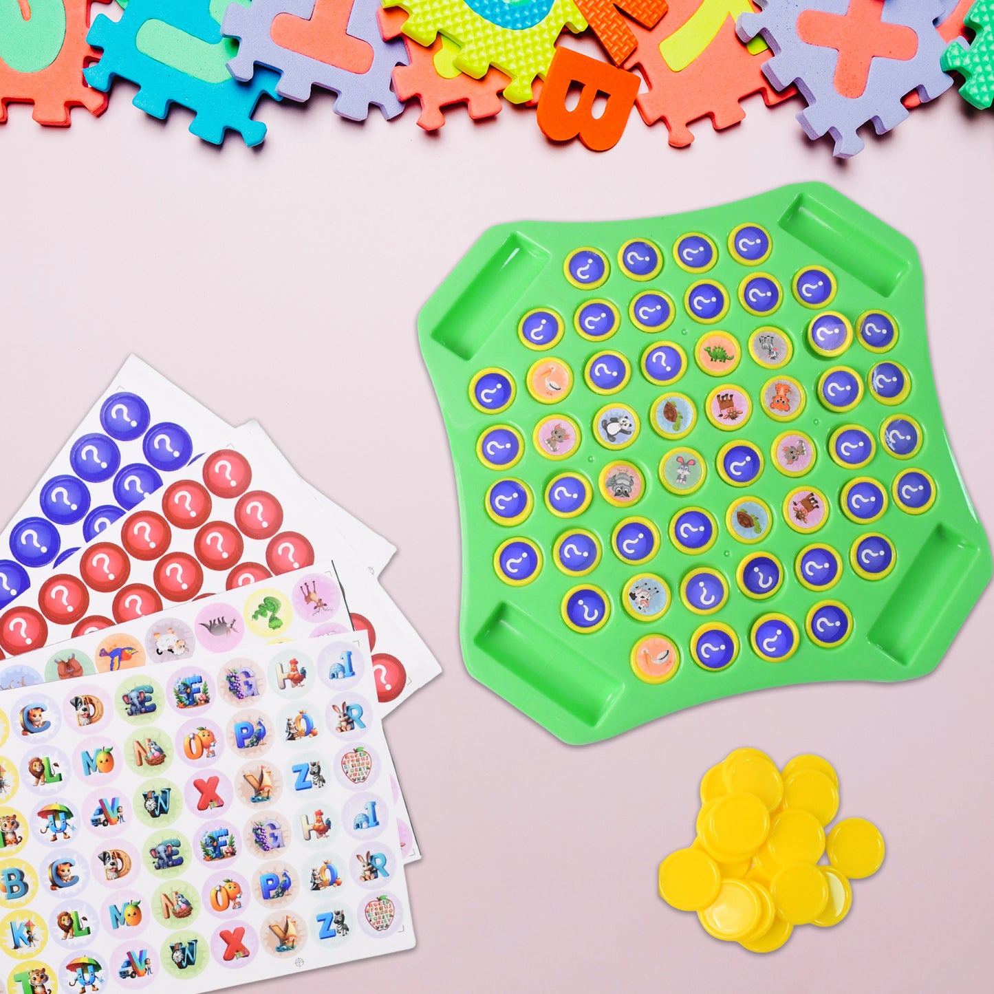 Flip  Match Educational Puzzle Game Toy (1 Set)