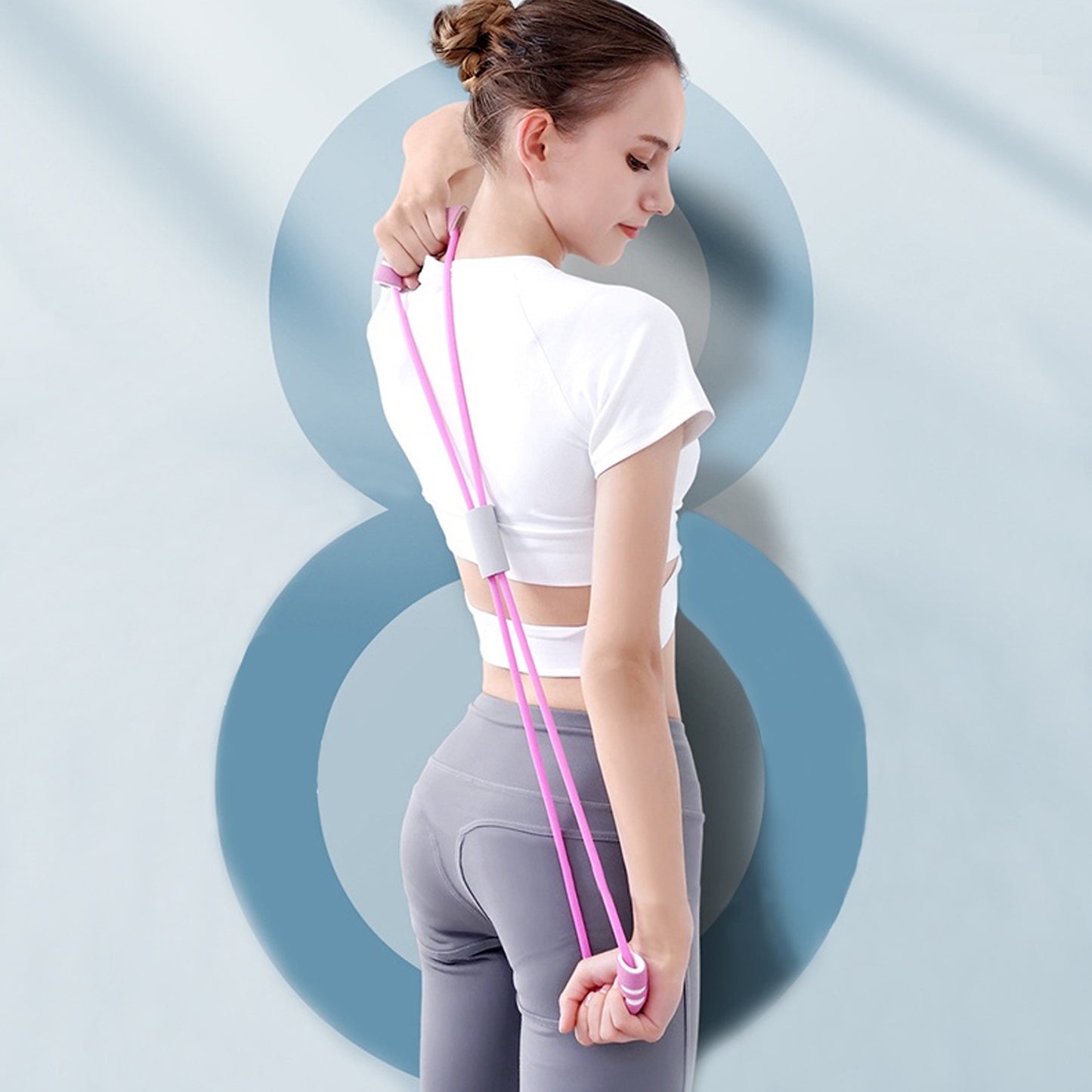 8415 Sport Resistance Loop Band Yoga Bands Rubber Exercise Fitness Training Gym Strength Resistance Band Exercise Equipment Bands For Working Out (1 Pc)