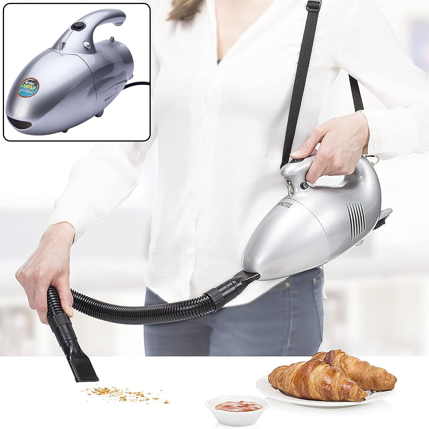 Orbit High Power Handheld Mini Vacuum Cleaner (800w  1 Pc)