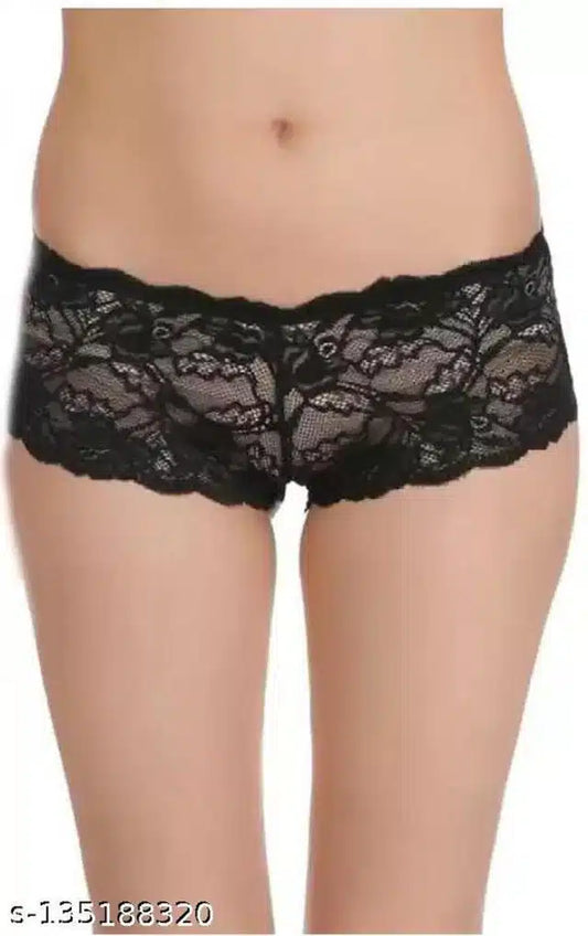Net Briefs for Women (Black, 8XL)