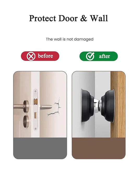 Magnetic Door Stoppers Stainless Steel Door Stops for Wall and Floor Mounting