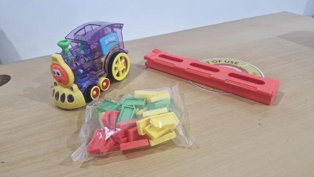 Train Toy Domino Set for Kids – BPA-Free Plastic with Sound Effects