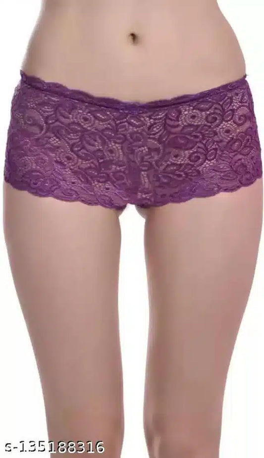 Net Briefs for Women (Purple, 7XL)