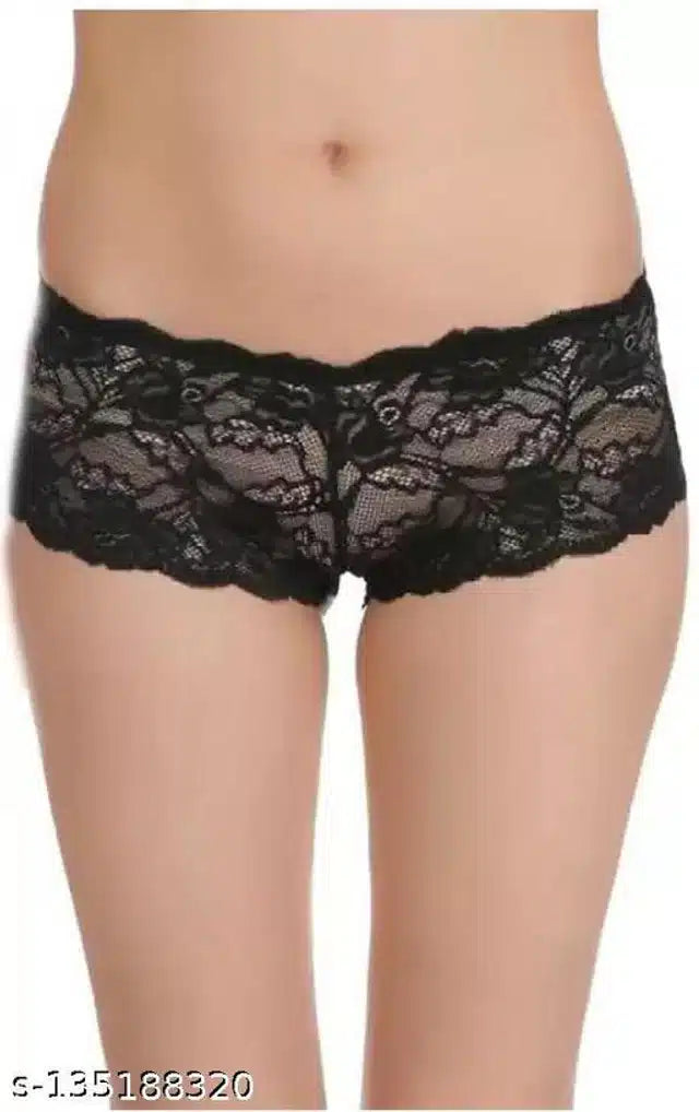 Net Briefs for Women (Black, S)