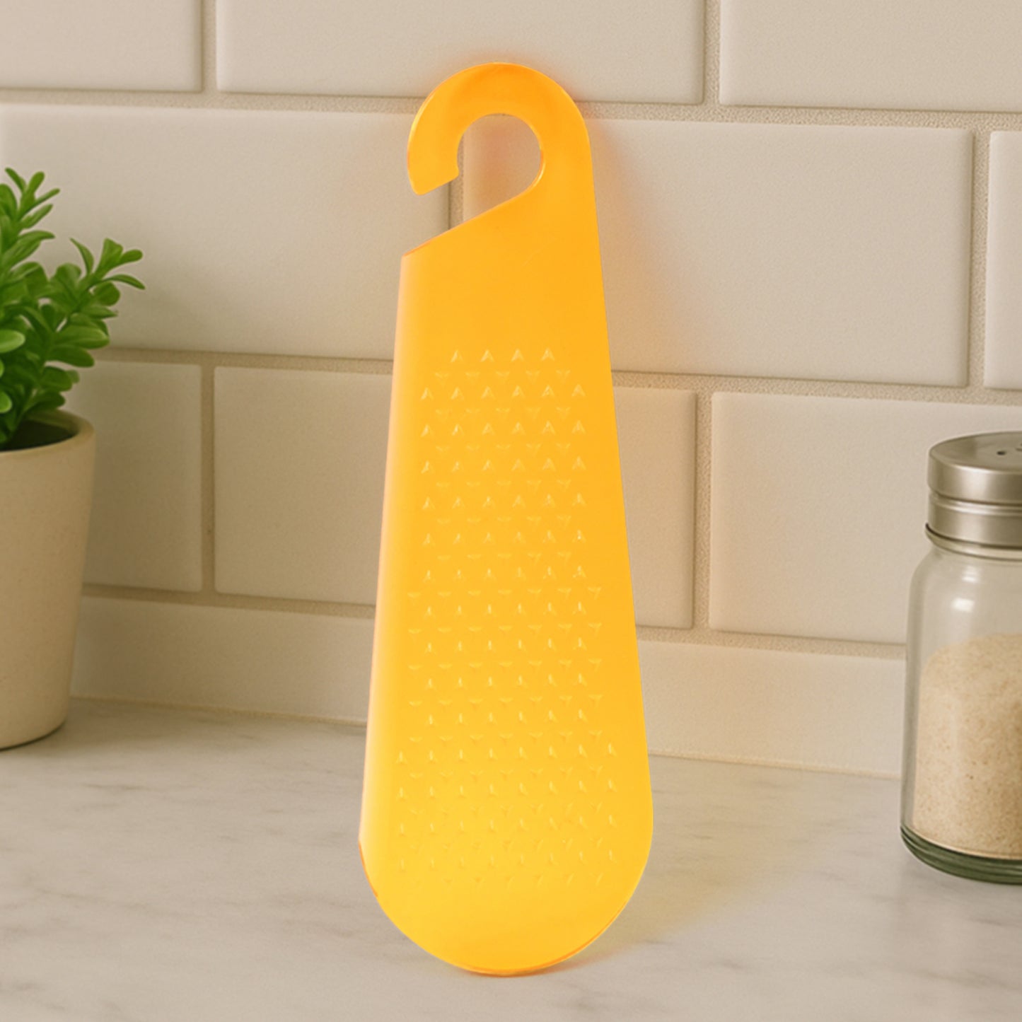Multipurpose Garlic And Ginger Grater Peeler Tool With Hanging Hook  1 Pc