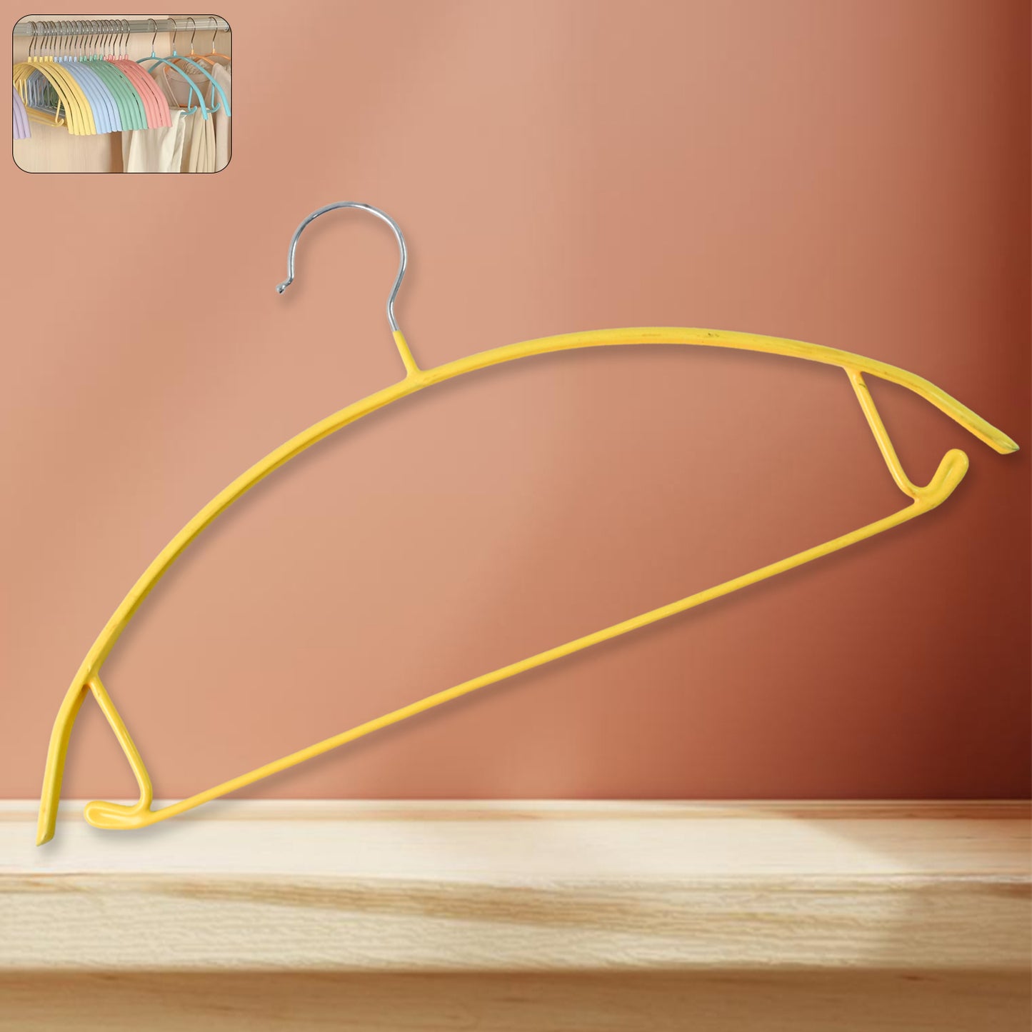 Premium Heavy Duty Multipurpose Clothes Hanger Metal Hook Cloth Hanger (1 Pc)