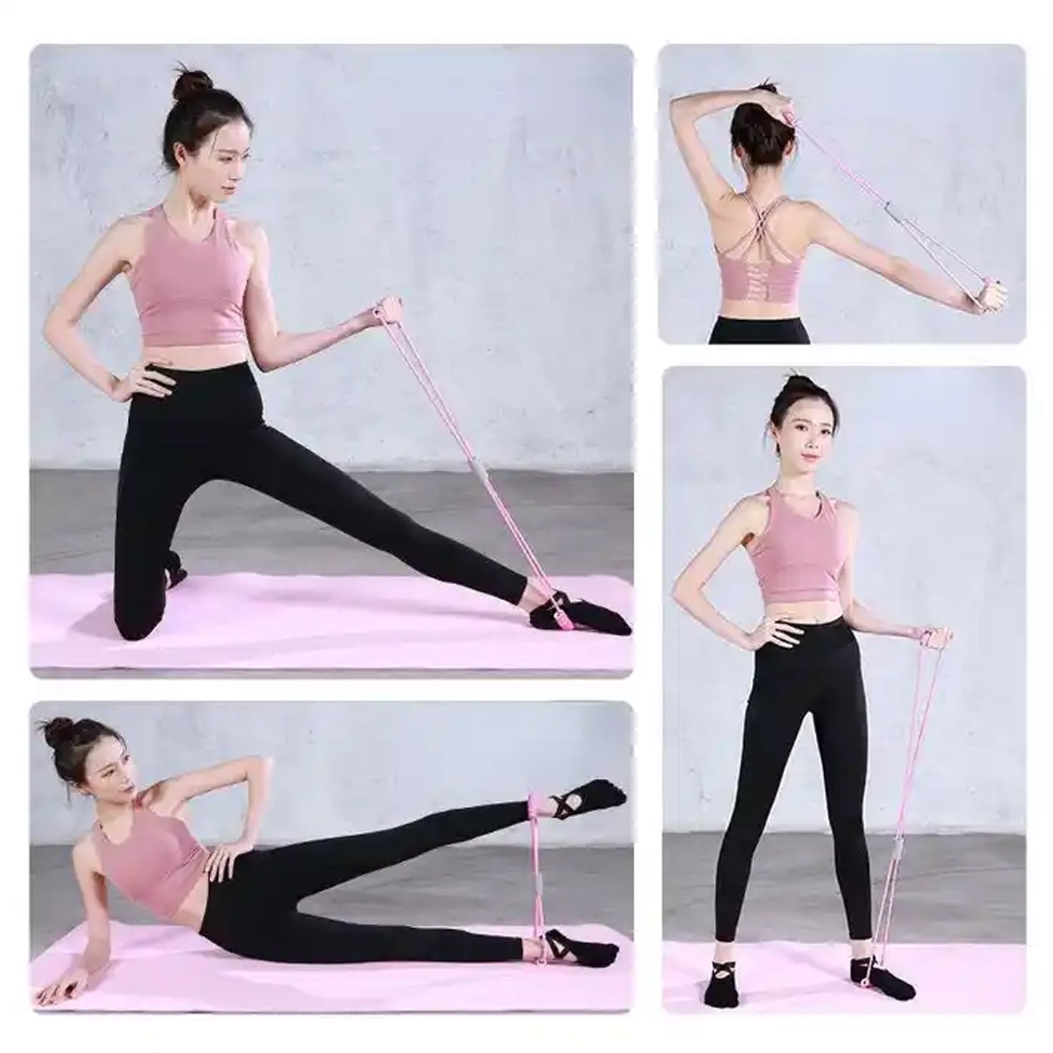 8415 Sport Resistance Loop Band Yoga Bands Rubber Exercise Fitness Training Gym Strength Resistance Band Exercise Equipment Bands For Working Out (1 Pc)