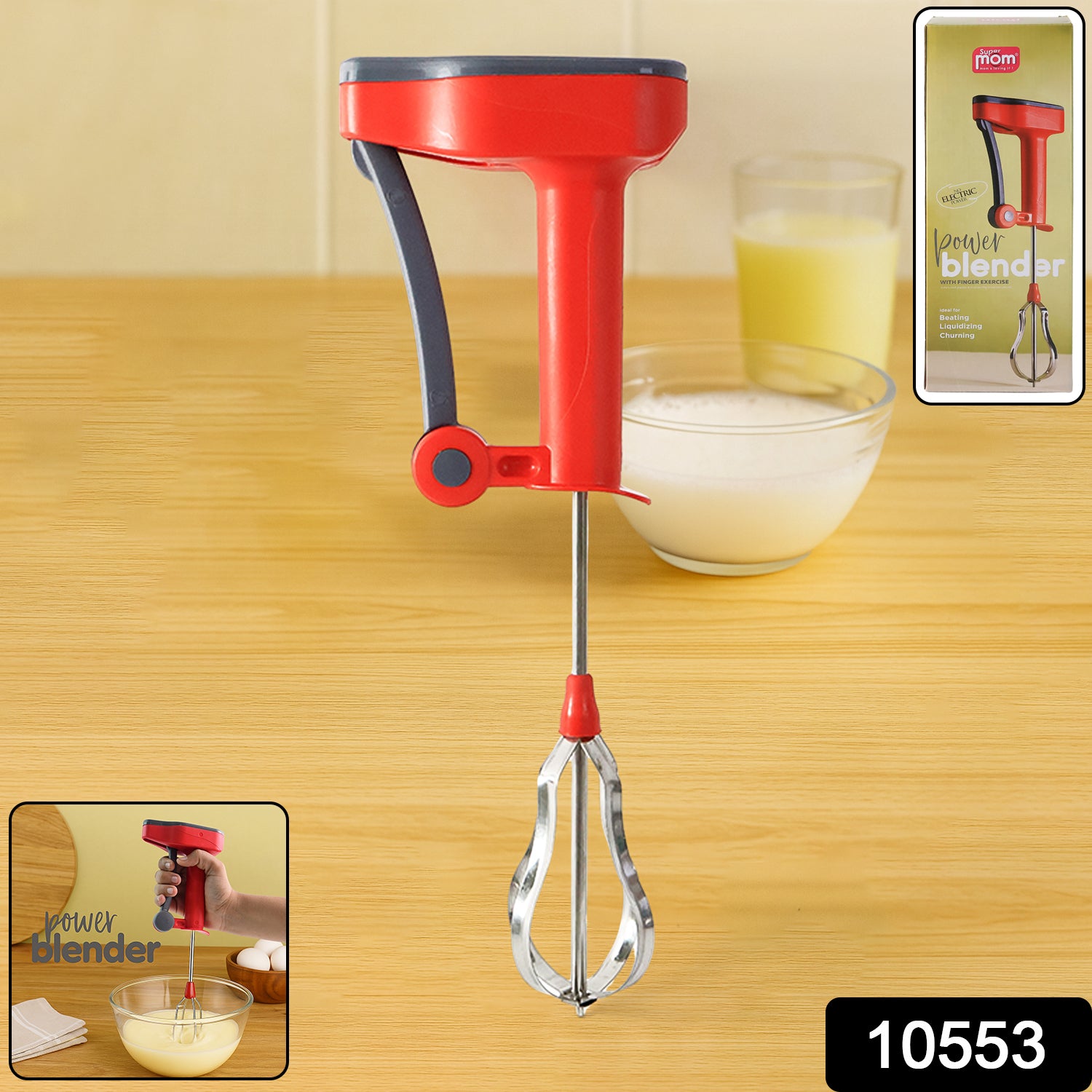 Supermom Multi-function Power Blender For Beating Liquidizing And Churning