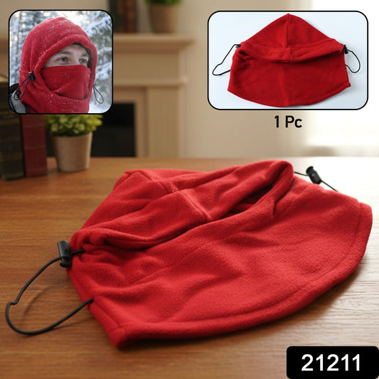 Winter Fleece Face Cover Winter Cap (1 Pc)
