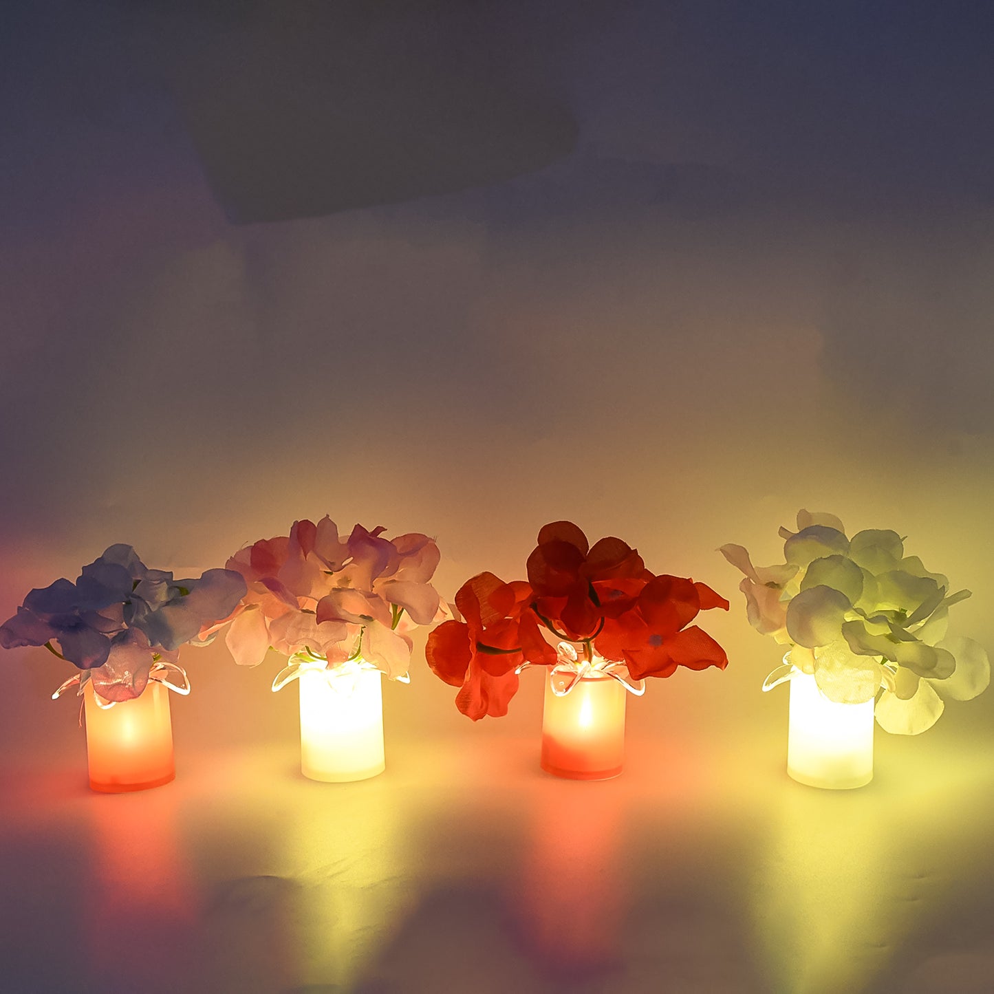 Led Mood Lights Bedroom Interior Decor Lighting (4 Pcs Set)