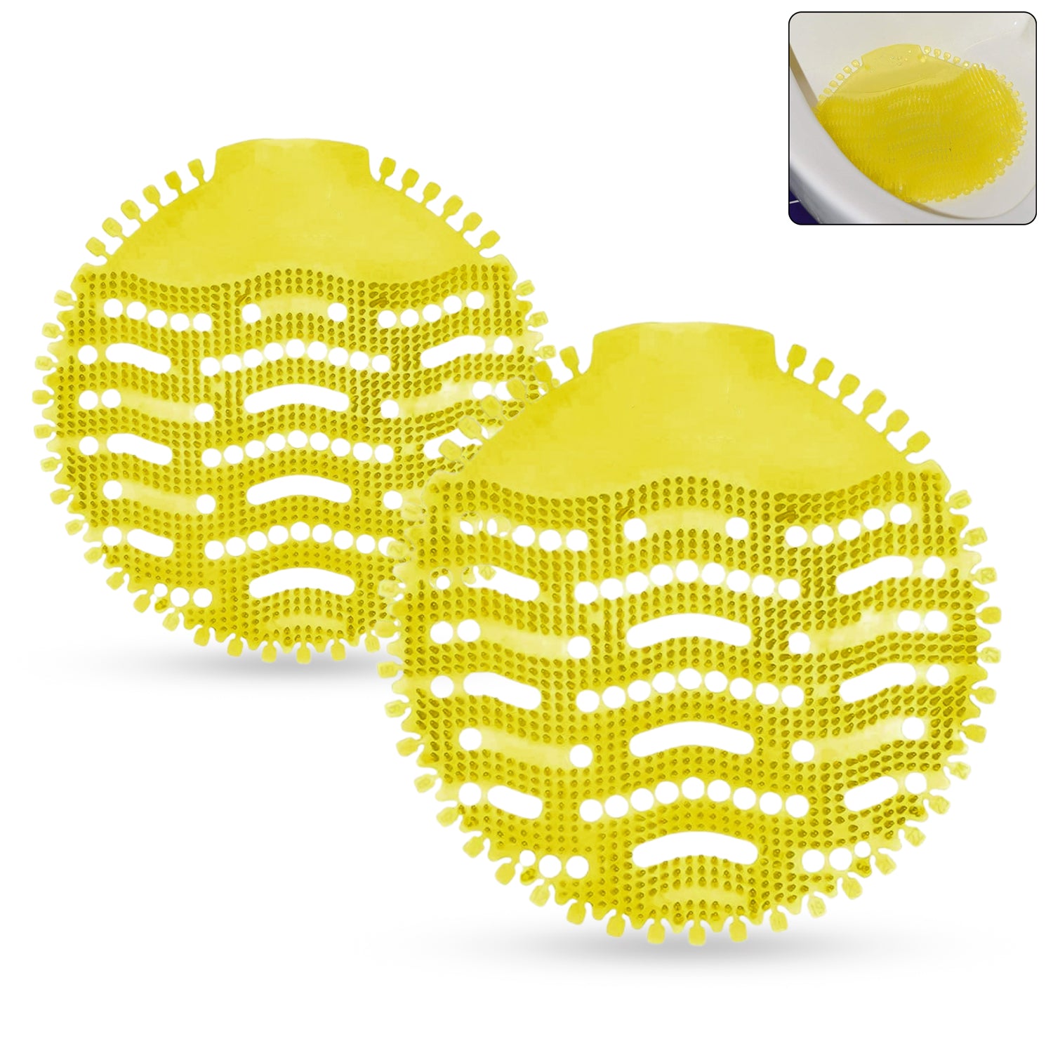 Urinal Screen Deodorizer Mat (2 Pc Set)