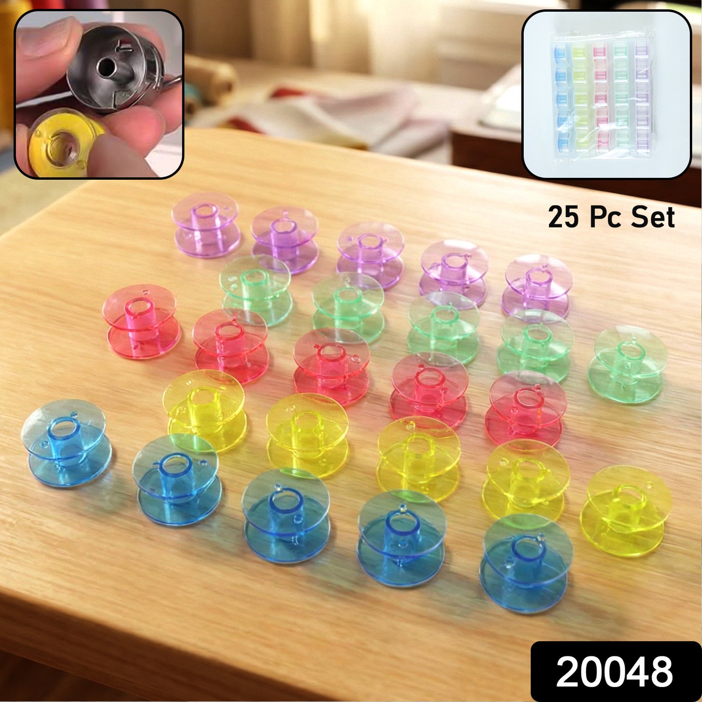 Doris Roller Sewing Machine Bobbin Set (25 Pc Set)