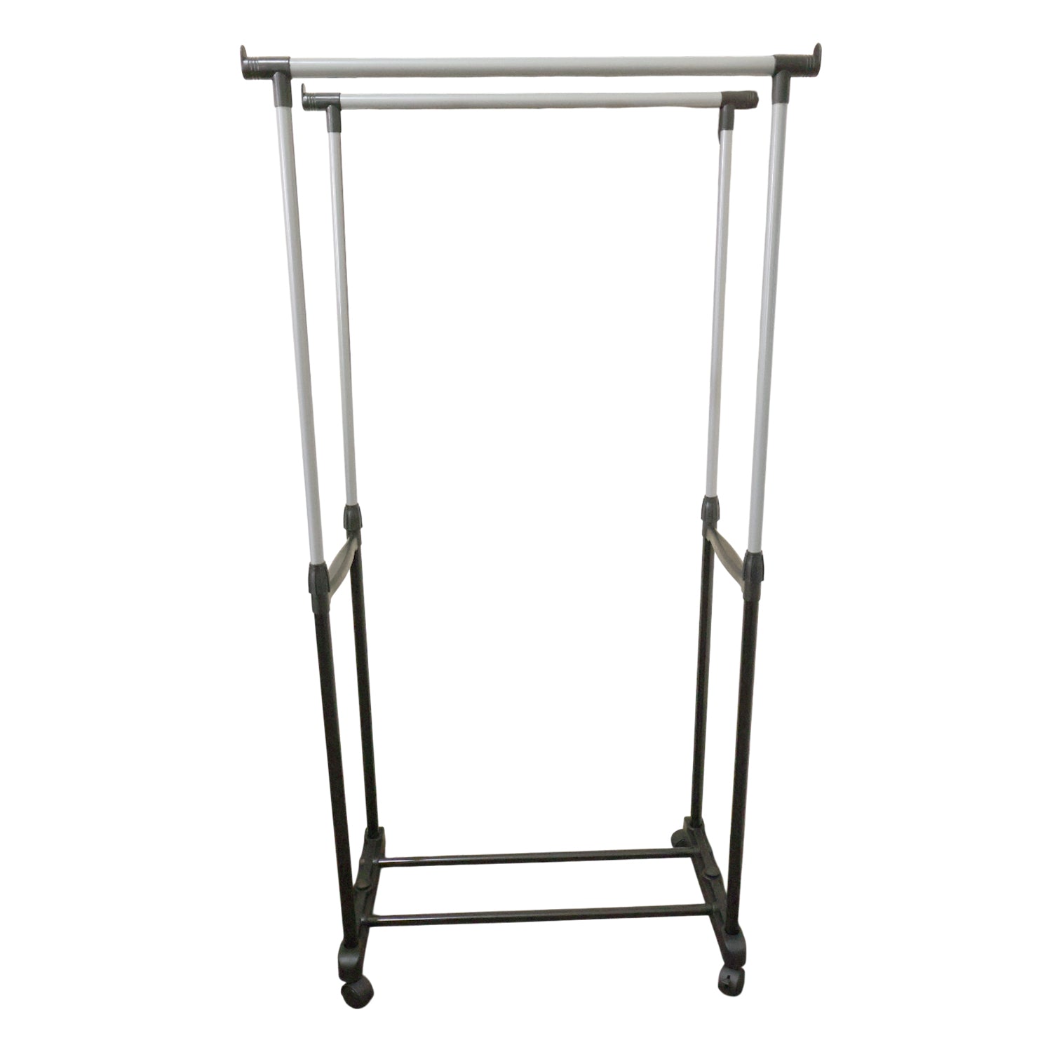 Double Pole Adjustable Garment Stand (1 Set)
