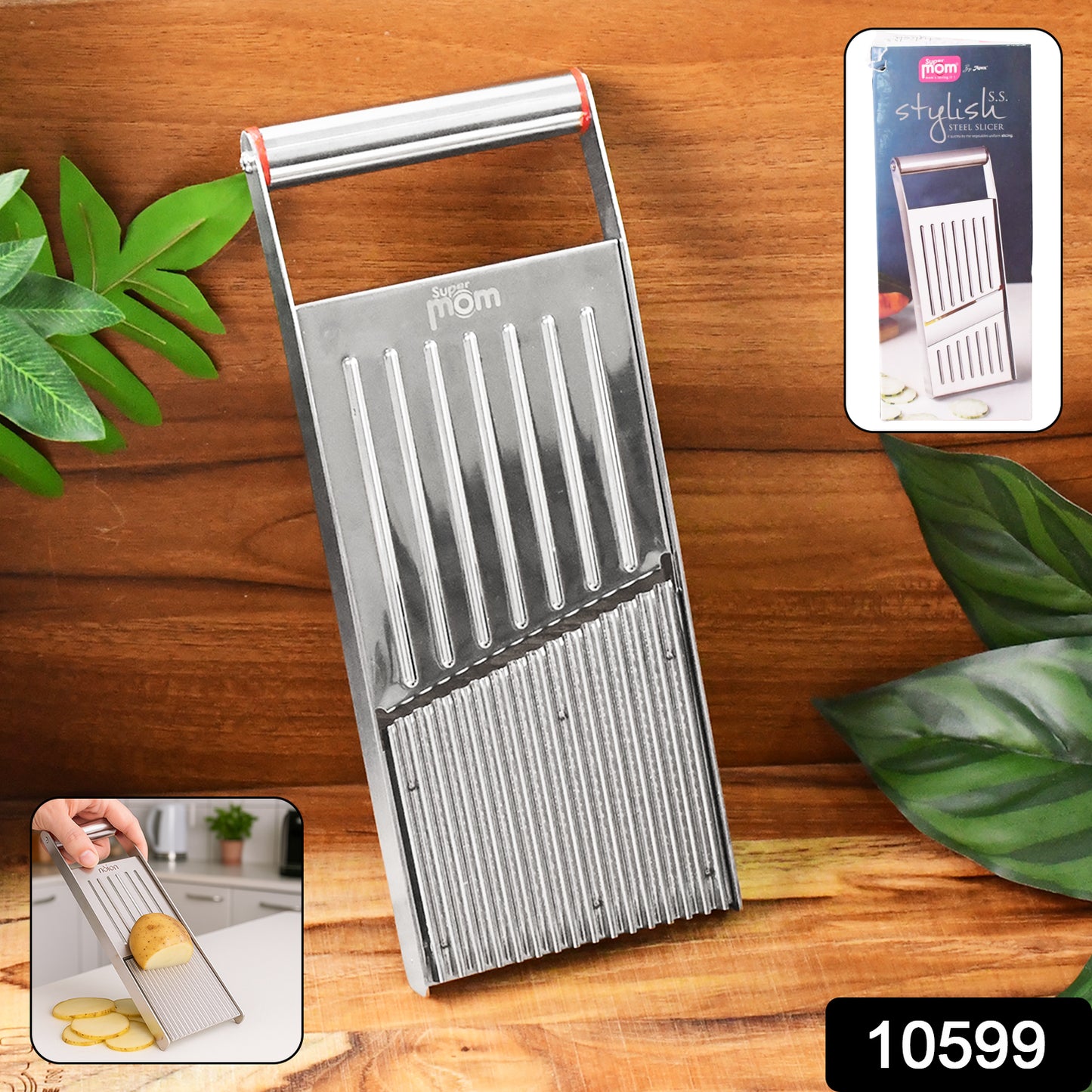 Supermom Stylish Stainless Steel Vegetable  Fruit Slicer