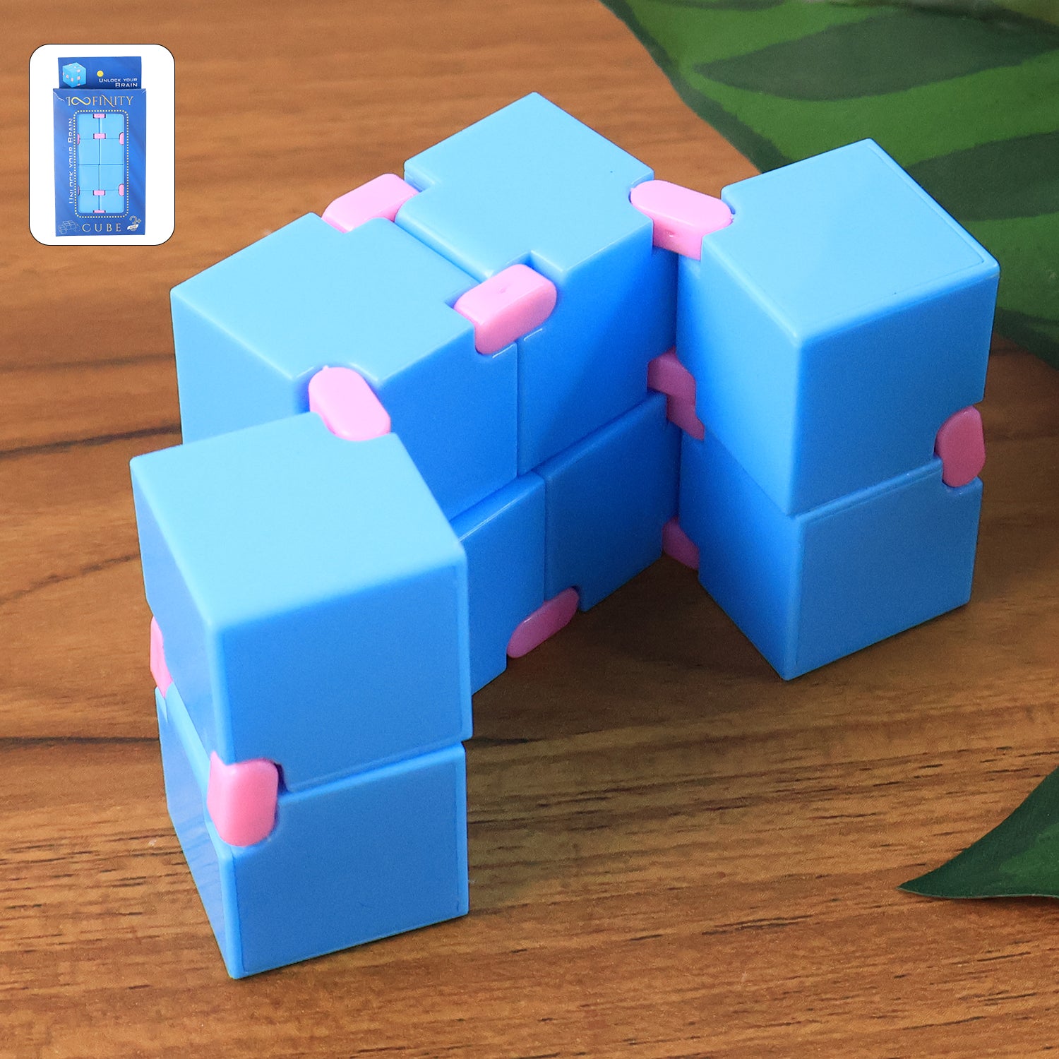 Infinity Cube Fidget Toy Stress Relief Hand Puzzle For Kids  Adults 1 Pc