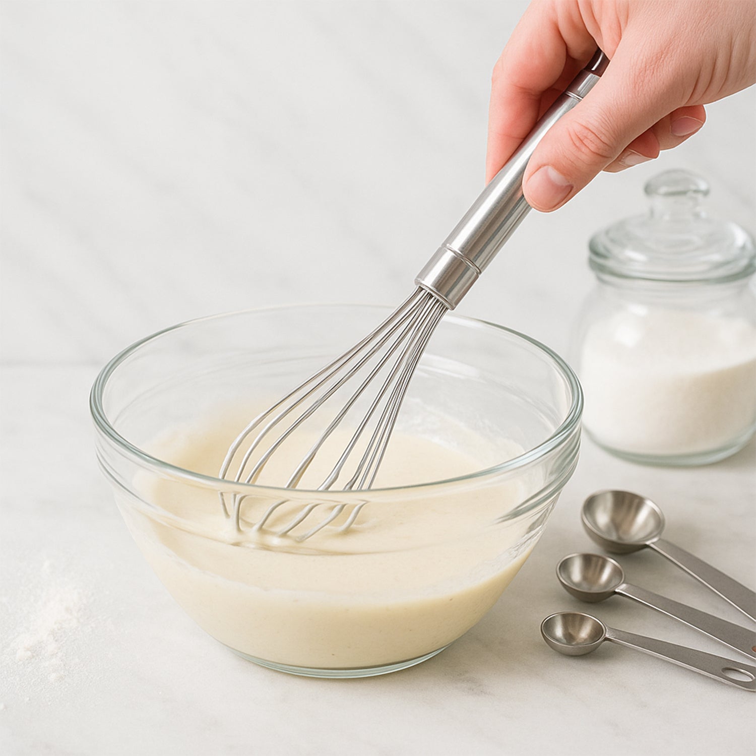 Apex Stainless Steel Small Hand Whisk (1 Pc)