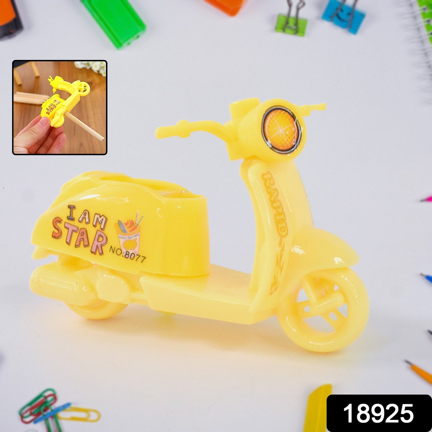 Bike Shaped Pencil Sharpener  Unique And Fun Stationery Accessory For Creative Workspaces