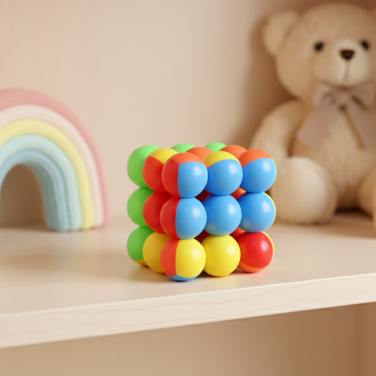 Speed Ball Cube Toy  Colorful Puzzle Cube