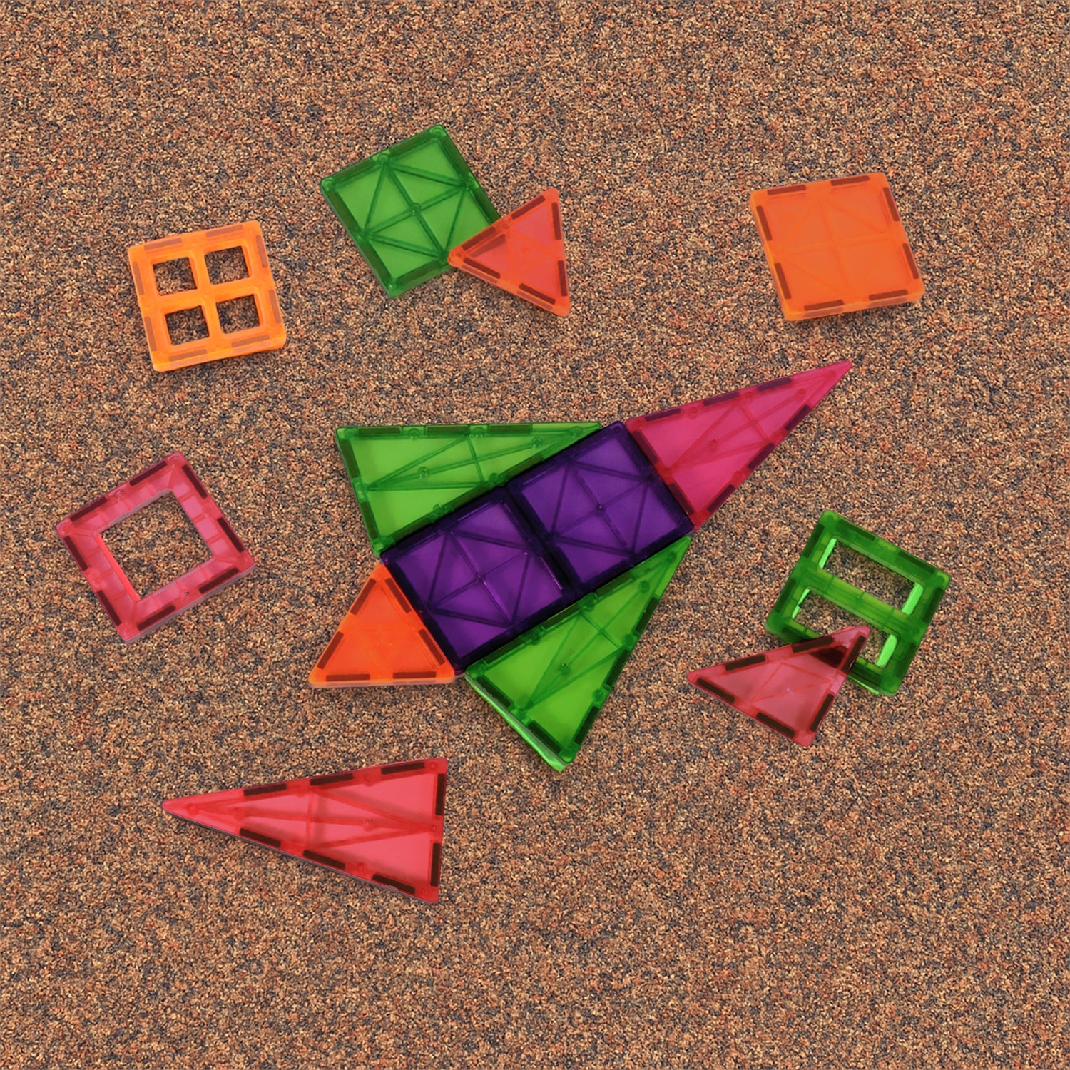 Magnetic Building Tiles - (32pc  Set)
