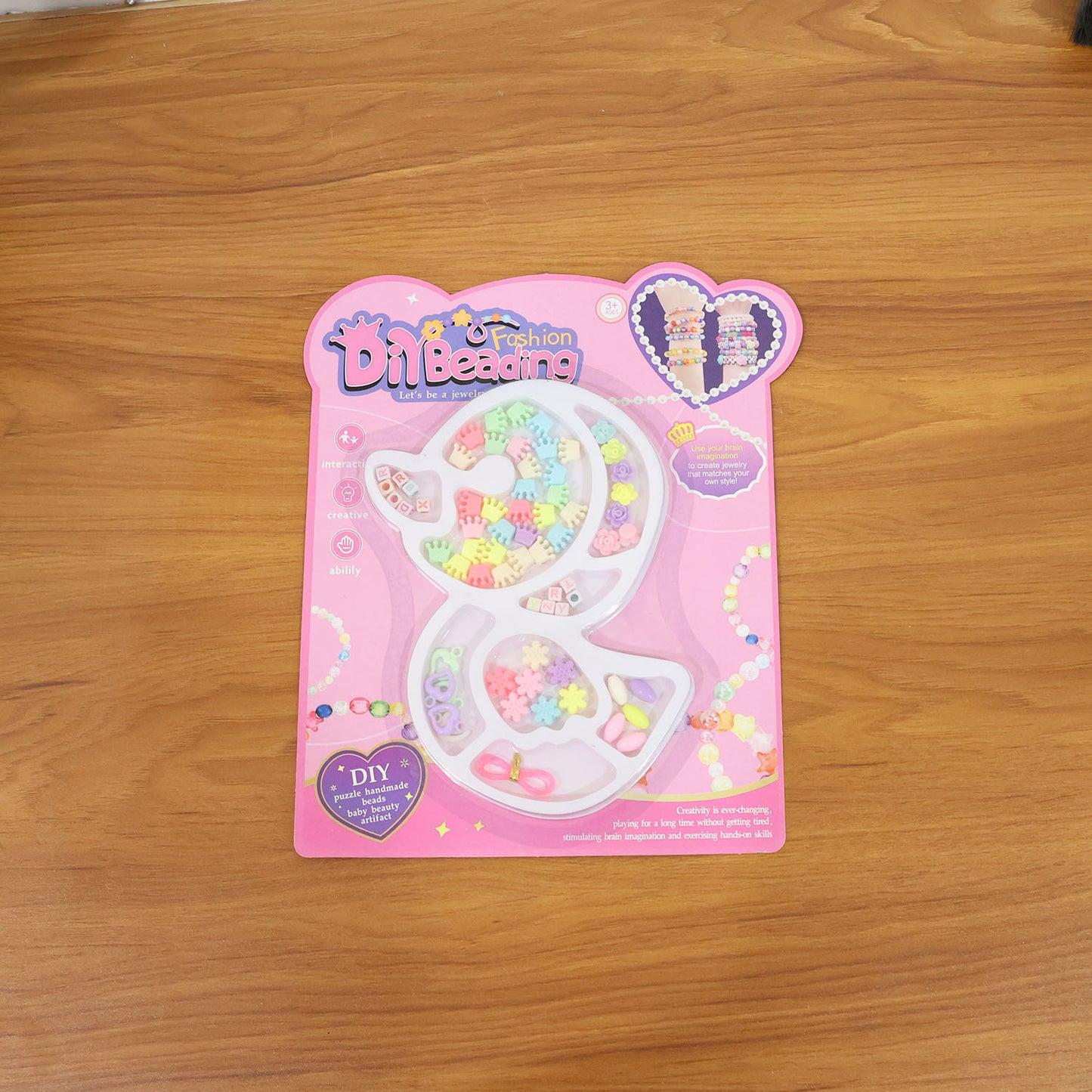 Diy Fashion Beading Jewellery Making Kit (1 Set)
