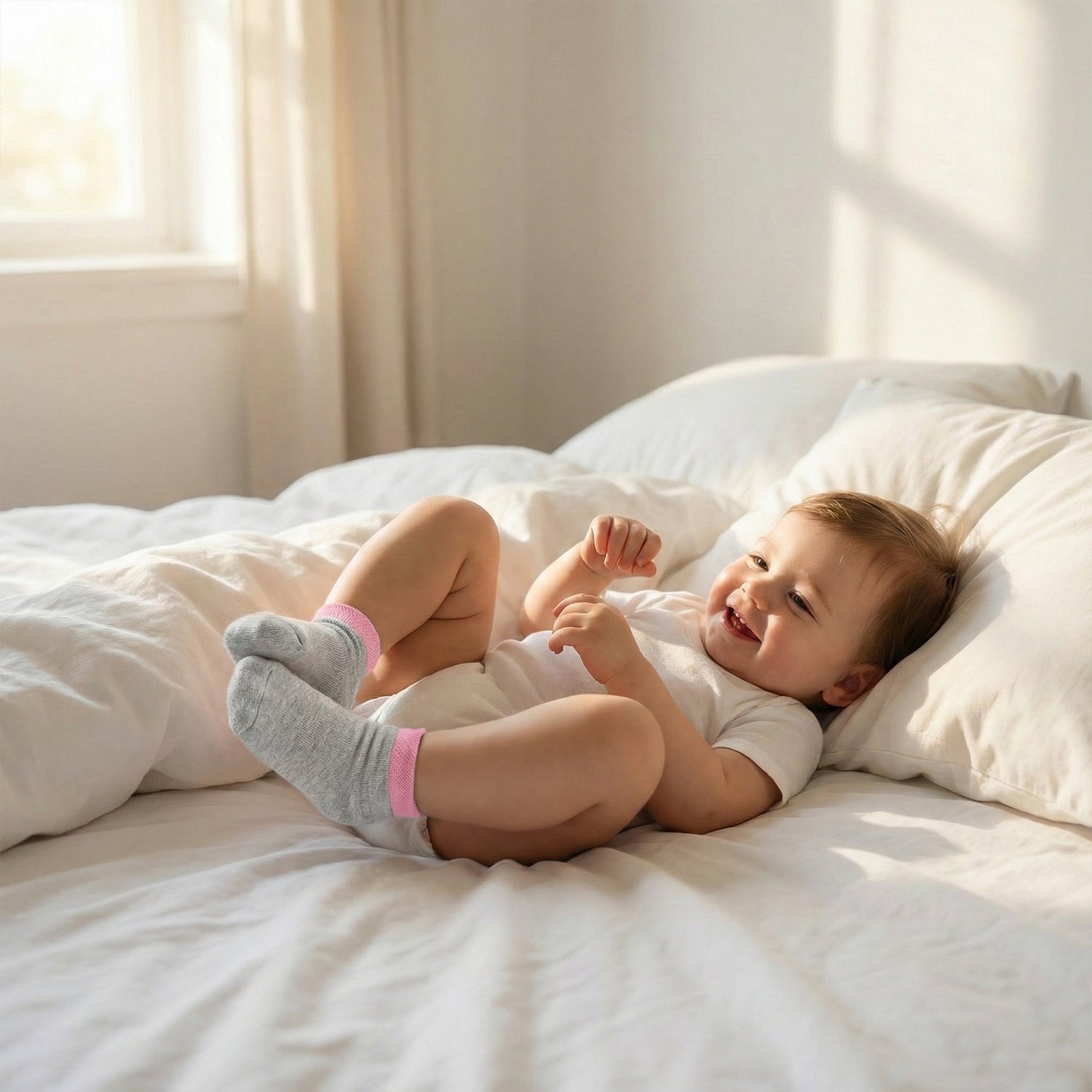 Premium Soft Light Socks (1 Pair  Small  Kids)