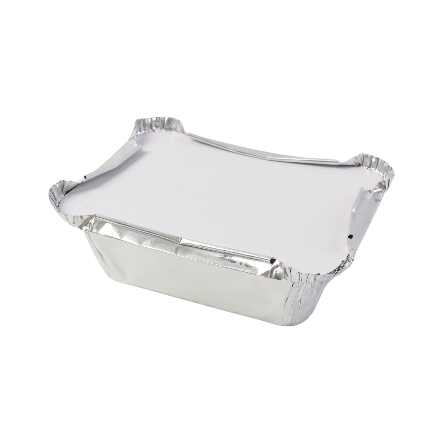 Disposable Aluminium Food Containers With Lids  250 Ml Capacity (Pack Of 25)