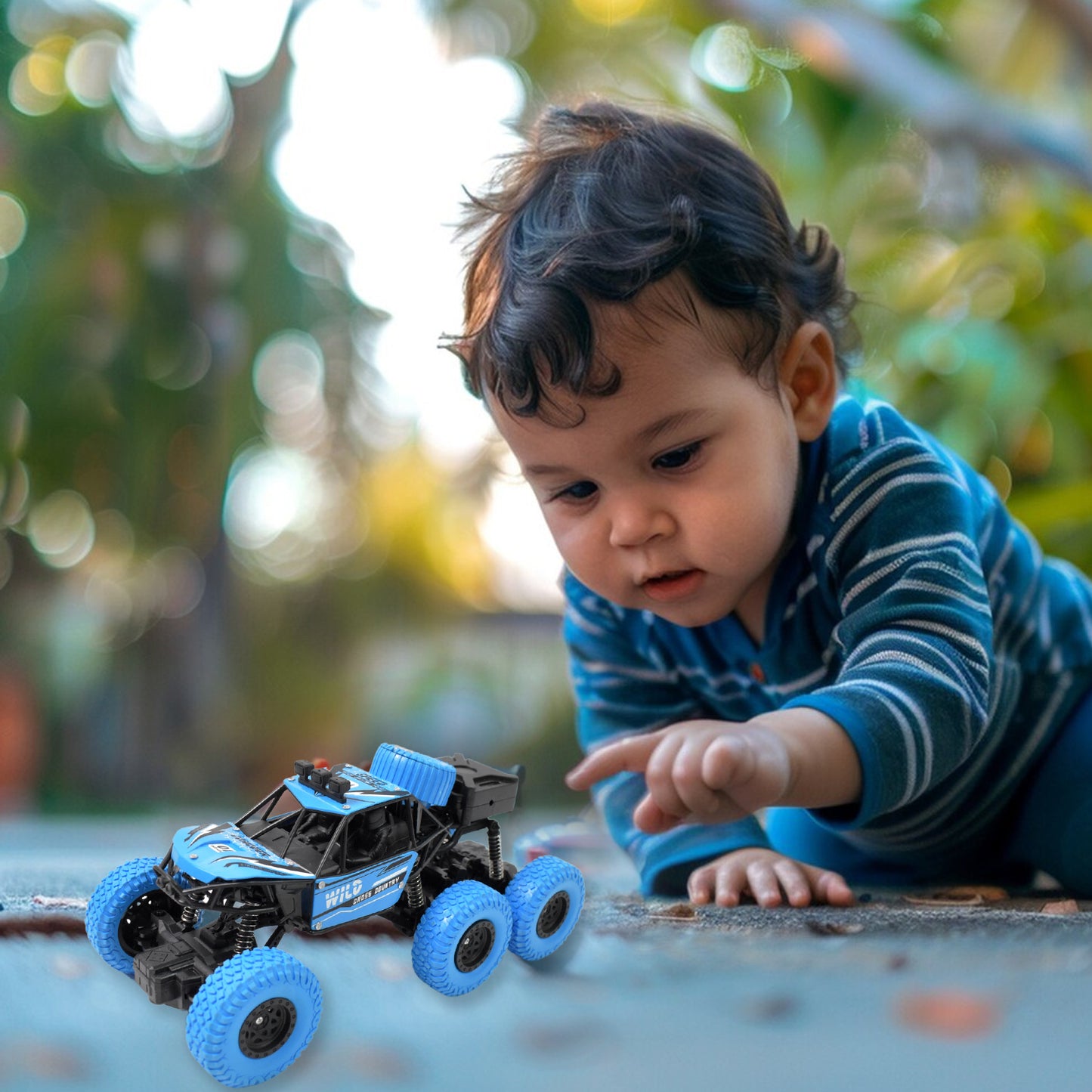 Rock Climber Car 8 Wheels Climbing Car (1 Pc  Remote Battery Not Included)