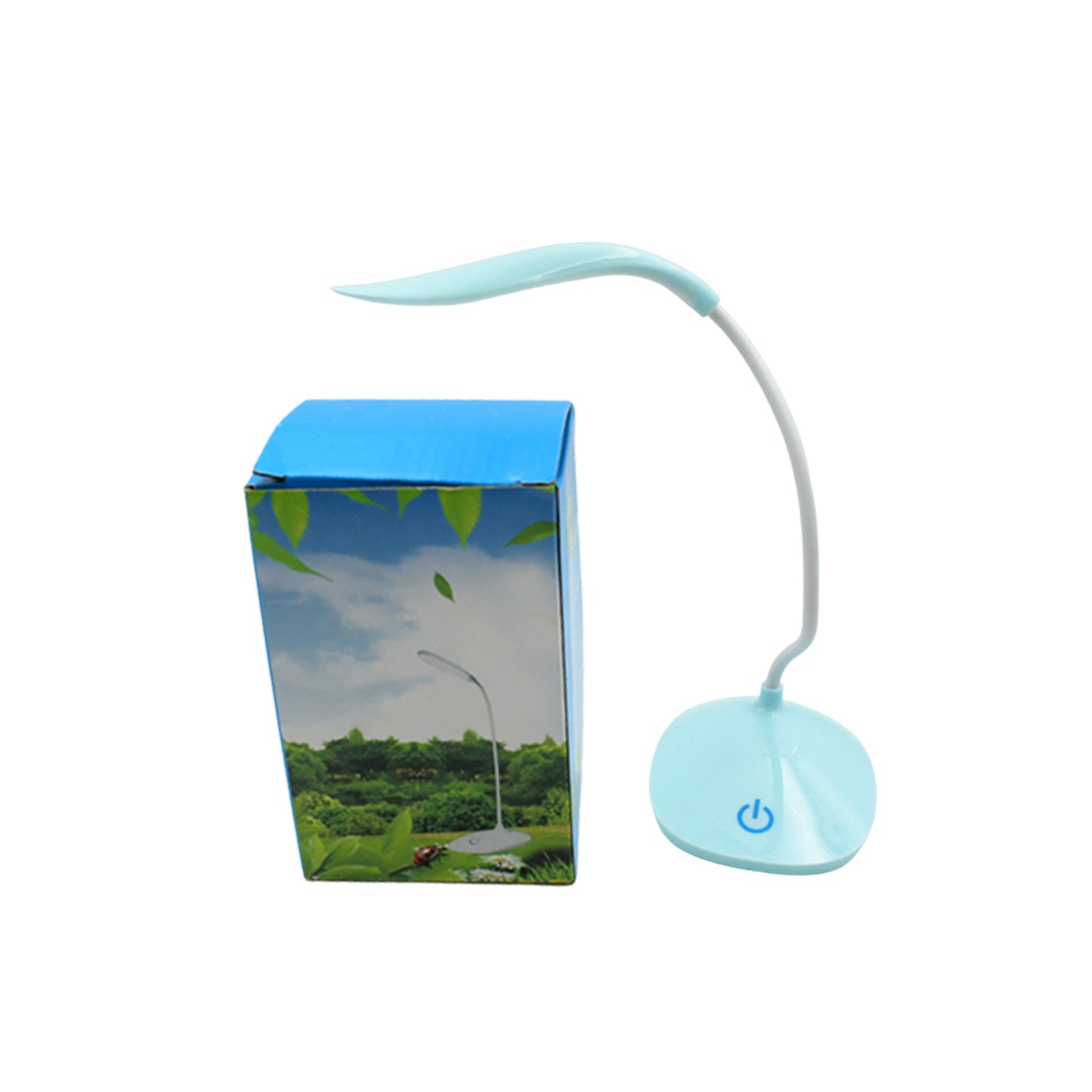 7334 Study Lamp Rechargeable Led Touch On Off Switch Student Study Reading Dimmer Led Table Lamps White Desk Light Lamp