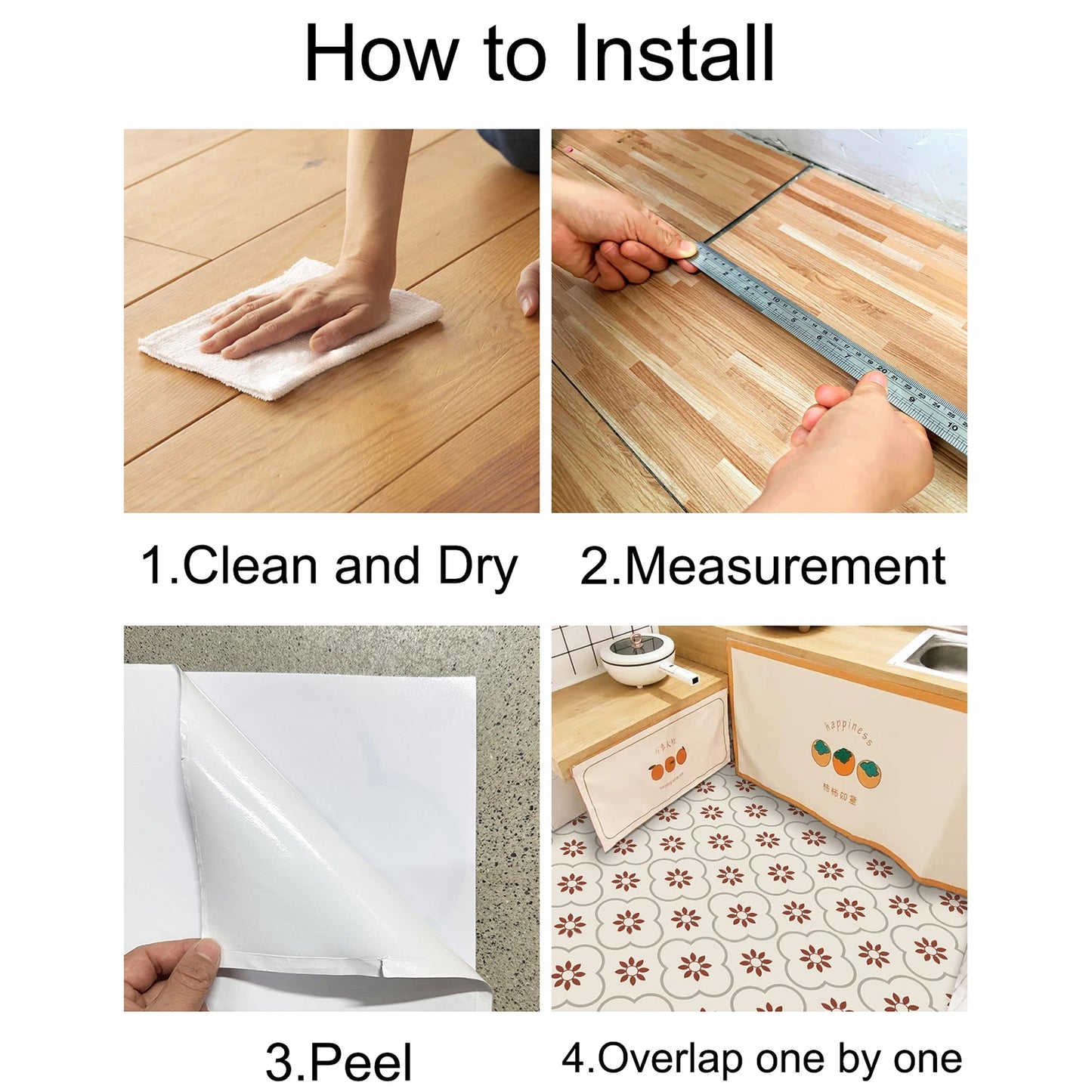 Peel And Stick Floor Tiles Kitchen  Bathroom Backsplash Sticker Detachable Waterproof Diy Tile Stickers For Wall Decoration Tiles Home Decoration (8x8 Inch  10 Pcs Set)