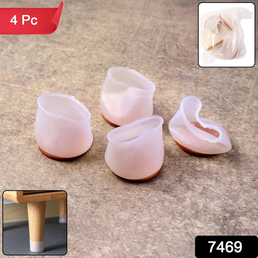 Premium Silicone Furniture Feet Pads (4 Pc Set  Mix Color)