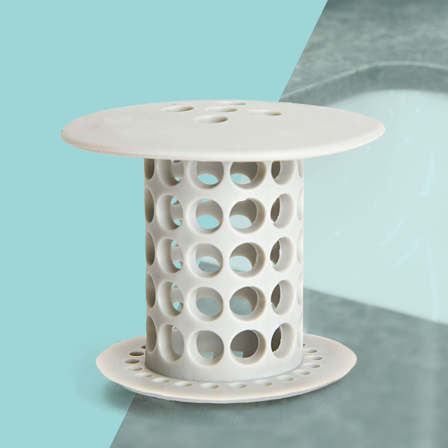 Universal Tub Drain Hair Catcher Strainer (1 Pc)