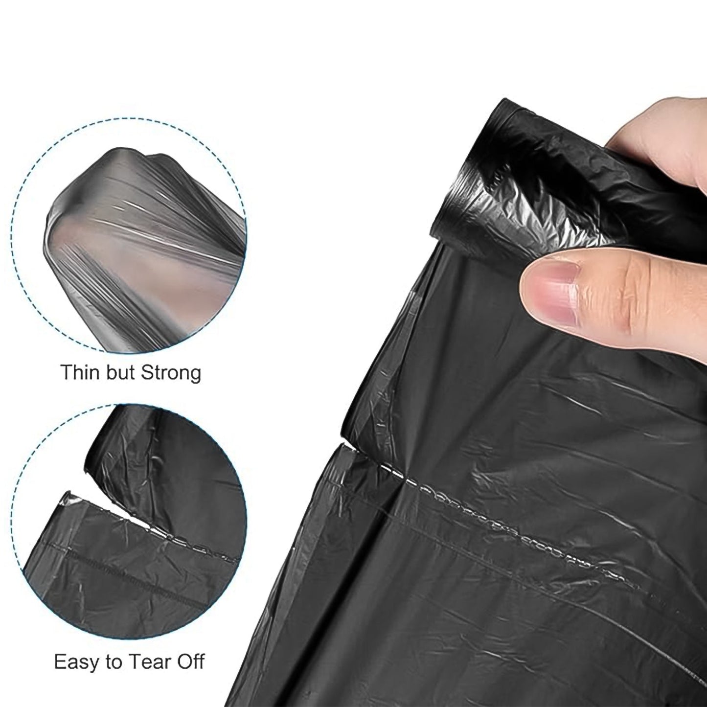 Bio-degradable Eco Friendly Garbage  Trash Bags Rolls (40x50 Cm  1 Pc)