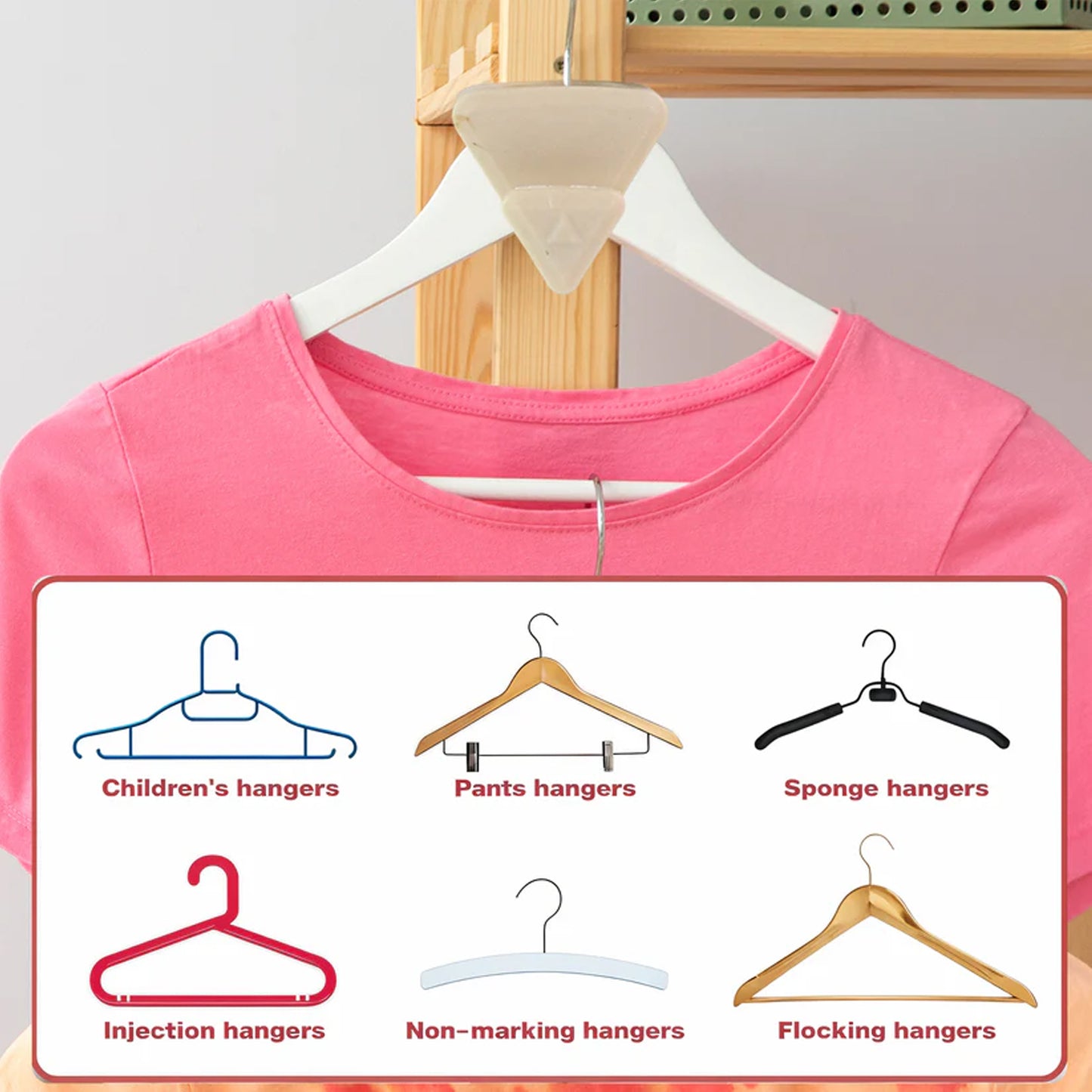 Multi-functional Plastic Triangle Hanger Connector Hooks (1 Pc)