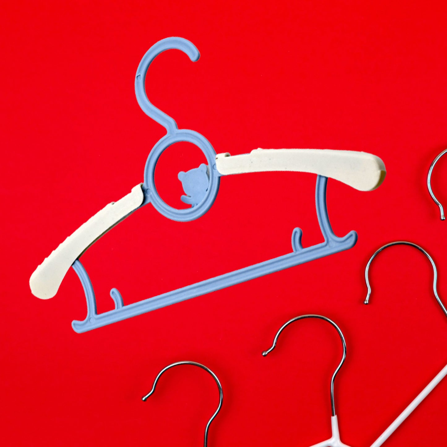 7874 Large Dress Hanger Plastic Adjustable Child Plastic Hangers Space Saving Lightweight Hangers For Clothes Coat Shirt Closet Cloth Hangers Ideal (5pc)