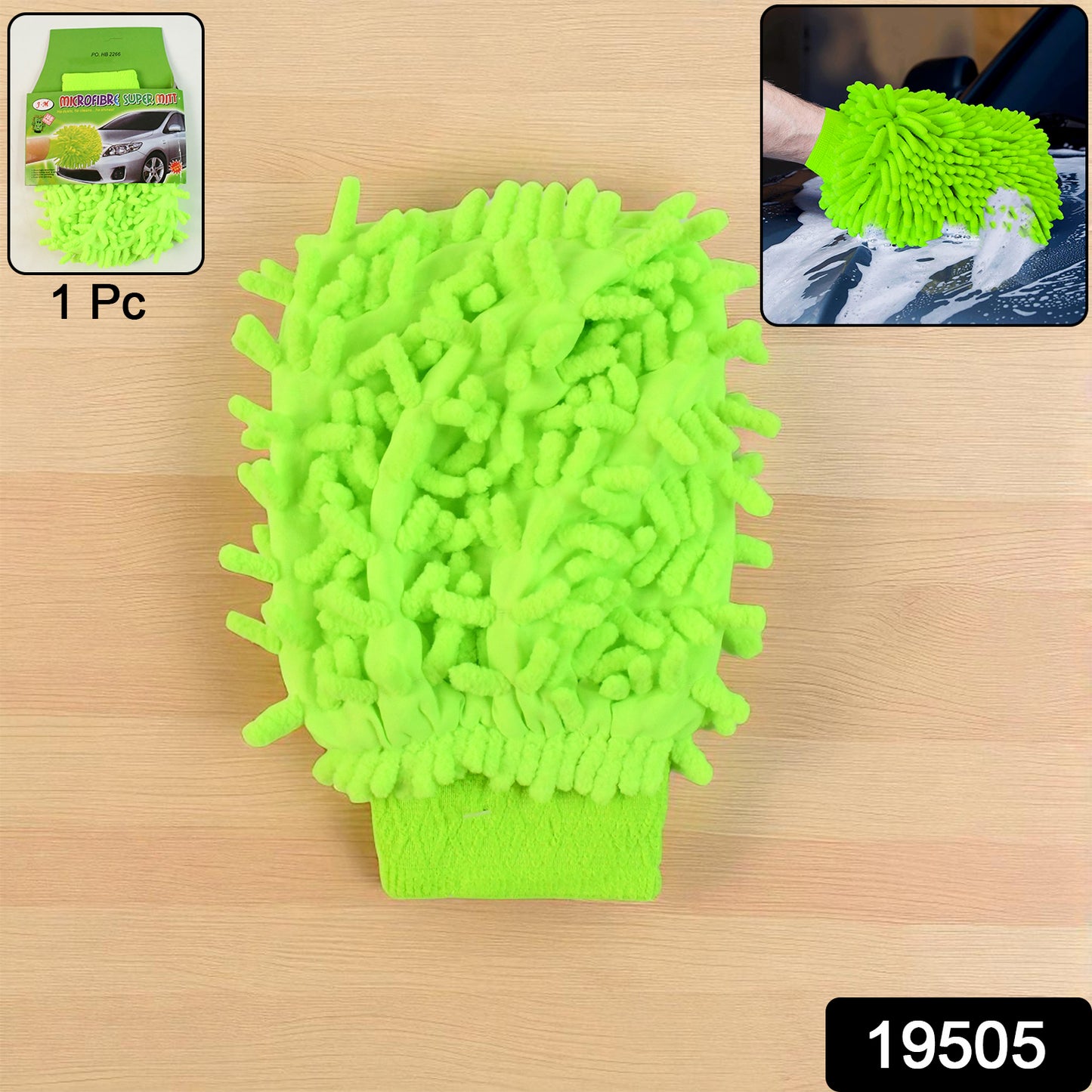 Microfiber Car Wash Glove Mitt For Carbikehome  Surface